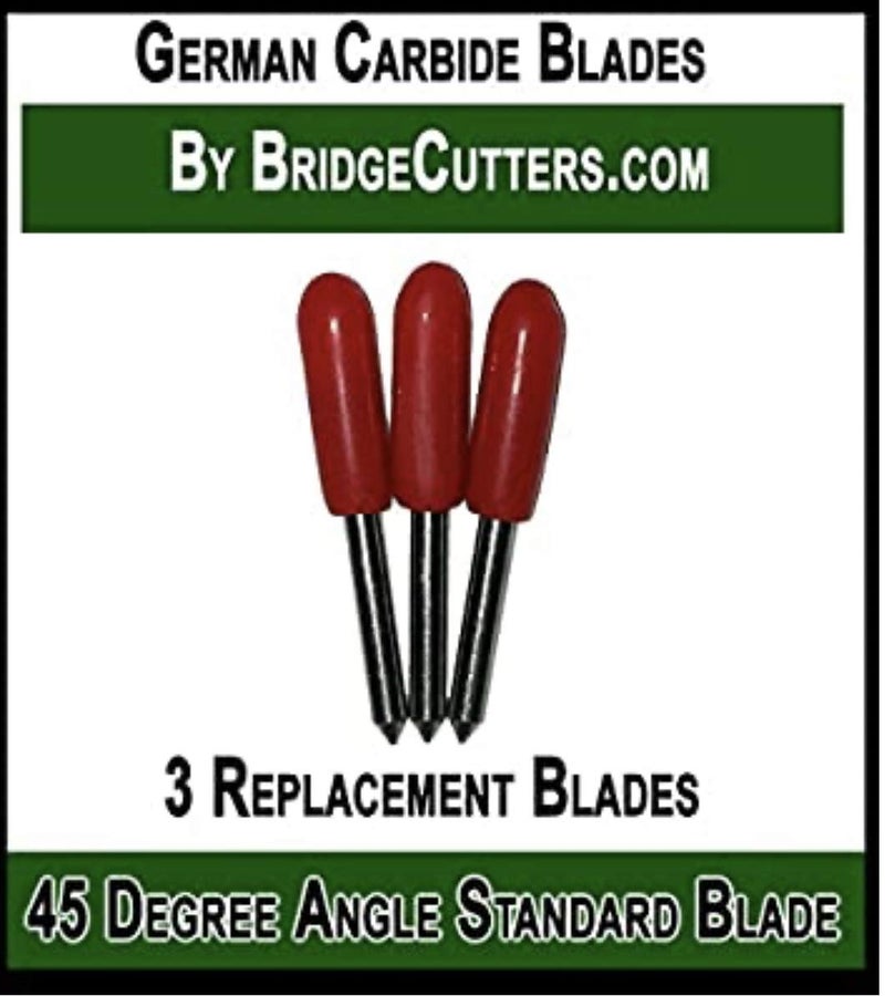 Bridge Cutters 3 Pack Compatible German Carbide Blades Replacement Premium Fine Point for Craft Cutting Machines Compatible with Bridge Explore Air Expression 2 Explore One Maker 1 2 3 - Image 4